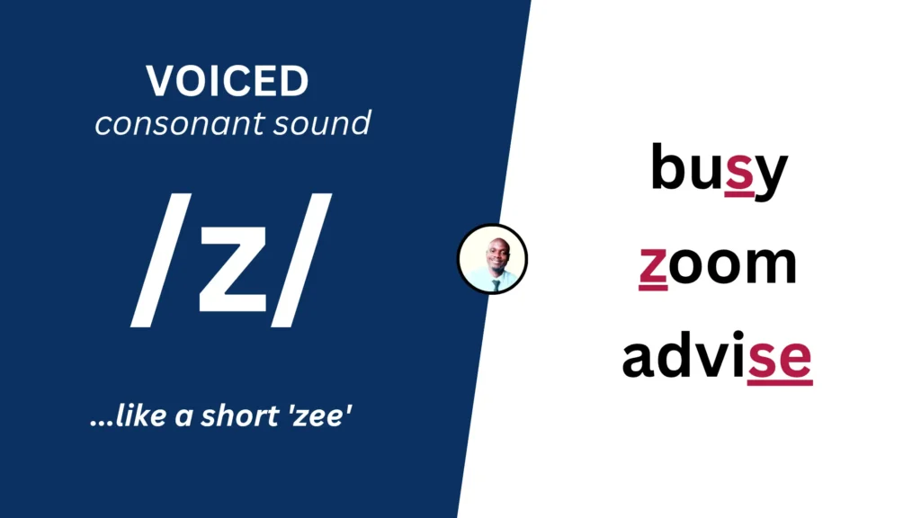 Voiced consonant sound /z/