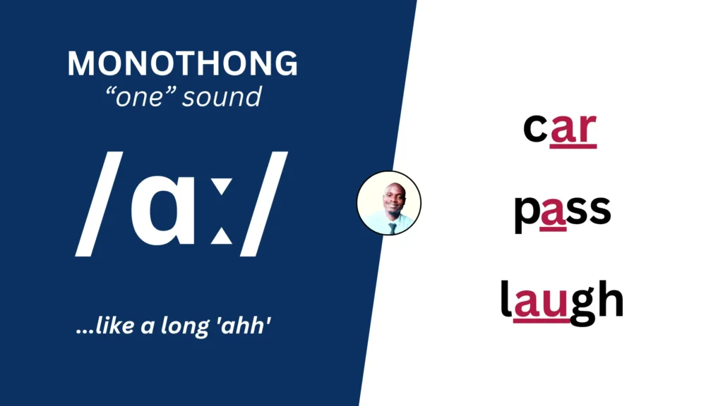 Vowel Sound /ɑː/