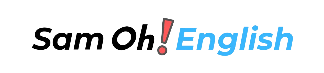 Sam Oh! English logo